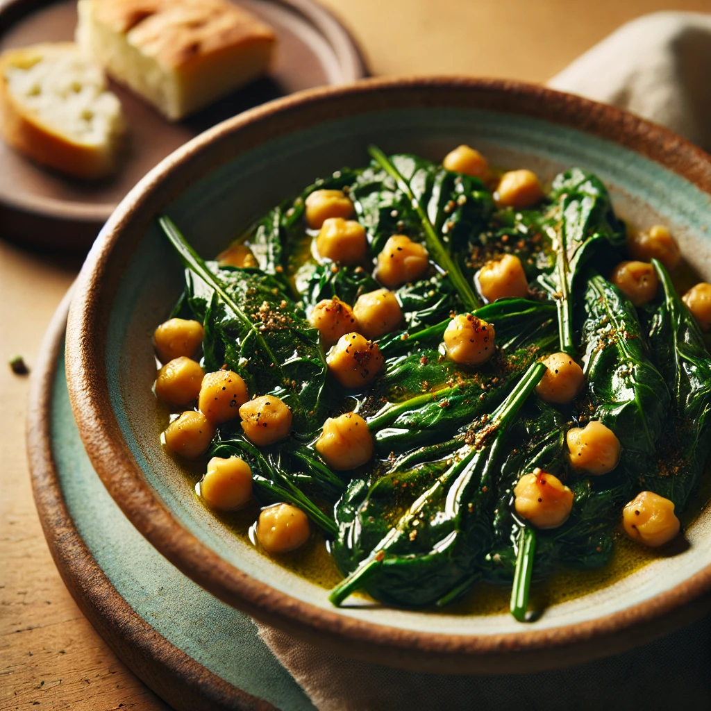 Garbanzos con Espinacas: Receta vegana Fácil, Saludable y Deliciosa 2 espinacas con garbanzos