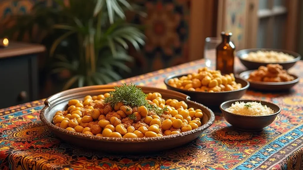 mesa vegetariana 