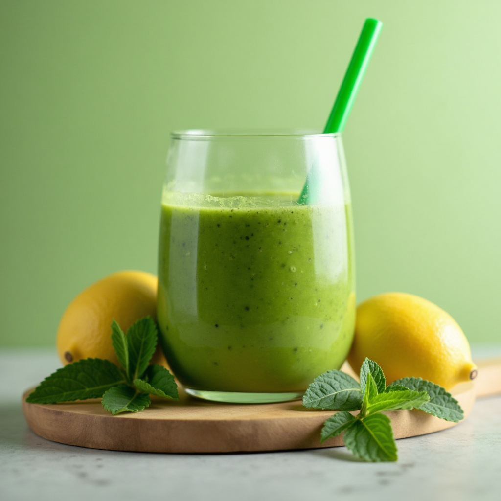7 desayunos veganos saludables para empezar el día con Plena energía 4 Smoothie verde energizante